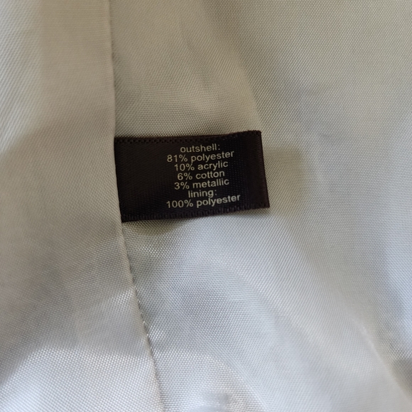 The Limited tweed pencil skirt, cream color, size 4 - Picture 4 of 7